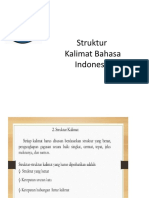 Sruktur Kalimat Bindo