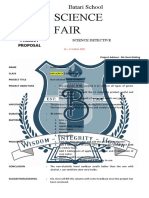 Justin Lawrence - Science Fair Proposal