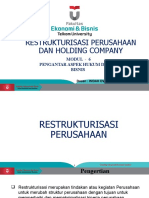 Modul 6 Restrukturisasi Perusahaan Dan HC