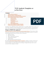 Create A PESTLE Analysis Template or Download One For Free
