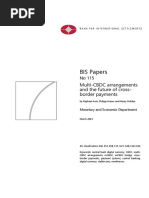 BIS Papers: Multi-CBDC Arrangements and The Future of Cross-Border Payments