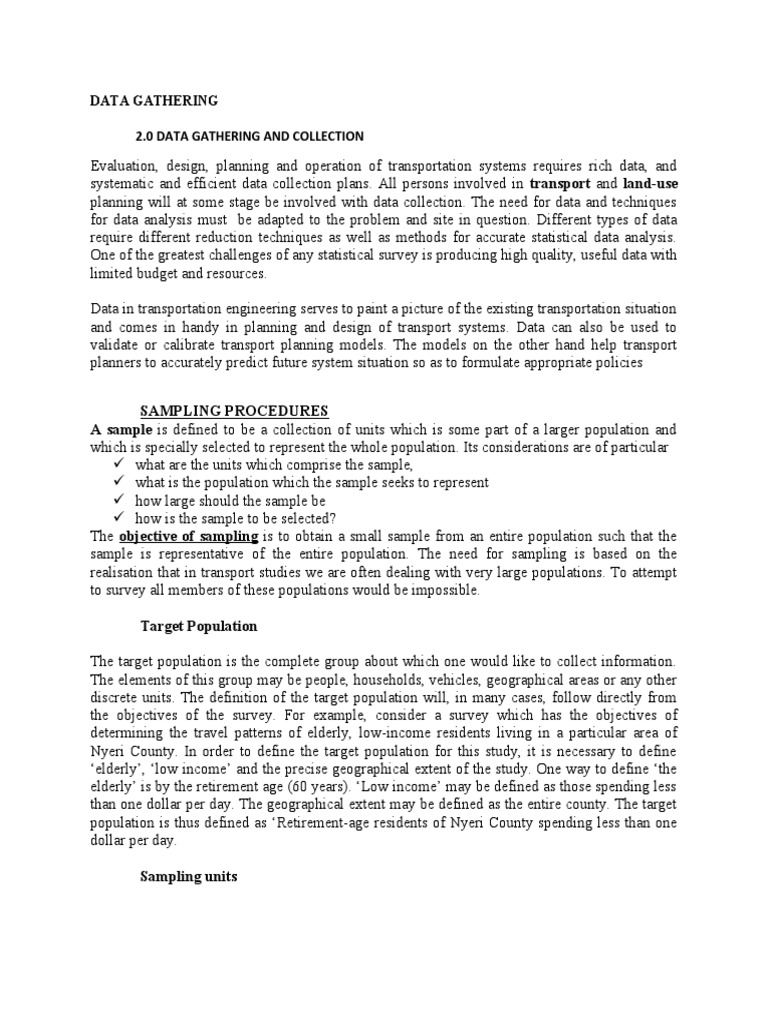Topic 2.data Gathering PDF Stratified Sampling Sampling (Statistics)