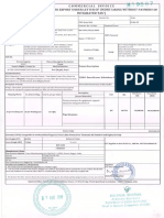 Commercial Invoice: (..Supply Meant For Export Under Undertaking Payment Integrated
