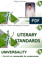 Literary Standards and Literary Models