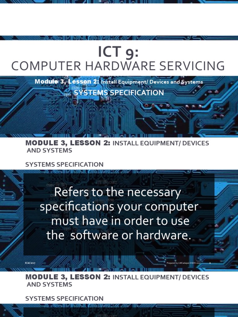 Understanding Computer Hardware Requirements A Guide to Systems
