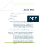Lesson Plan: Title Subject Author Grade Level Time Duration