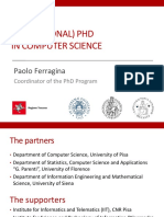 The (Regional) PHD in Computer Science: Paolo Ferragina