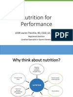 Nutrition For Performance: LCDR Lauren Trocchio, RD, CSSD, LD, USCGR