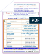 Iso 20000 Standard Documents