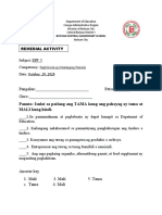 Remedial Activity EPP 5