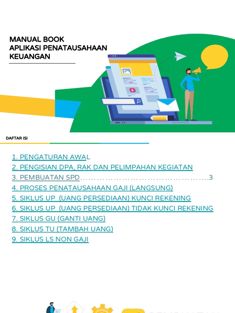 Manual Book SIPD Penatausahaan - Pembuatan SPD | PDF