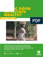 Public Good or Private Wealth?: The India Story