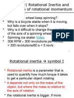 L-11 (M-10) Rotational Inertia and Conservation of Rotational Momentum