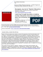 European Journal of Teacher Education: Crossing