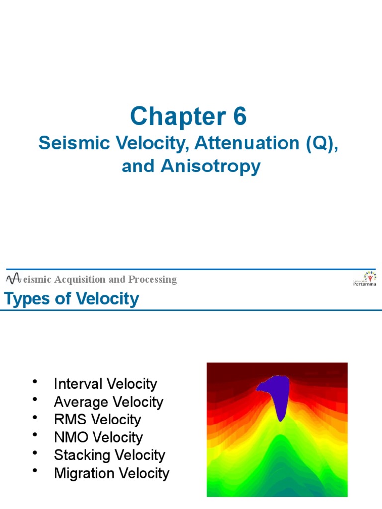 Seismic Velocity Attenuation Q And Anisotropy Pdf Reflection