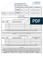 Learning Agreement Student Mobility For Studies