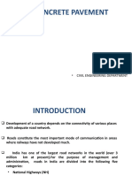 Cement Concrete Pavement: - Presented by - Hiba Tul Shakoor - Ap - Civil Engineering Department