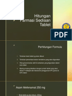 Hitungan Farmasi Sediaan Tablet