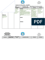 Nursing Care Plan (NCP) 6 SCORES: Patient-Centered (In Priority Order)