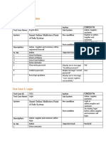 Test Case I. Registration: Smart Online Multistore Point of Sale System