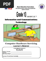 TLE-ICT-Computer-Hardware-Servicing-LM Module 3RD QUARTER M7