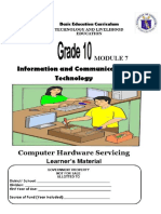 TLE-ICT-Computer-Hardware-Servicing-LM Module 3RD QUARTER M7