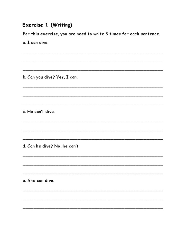 Exercise Module 1 Writing and Page 4 Activity Book | PDF