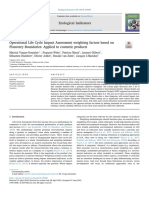 Operational Life Cycle Impact Assessment weighting factors based on Planetary Boundaries