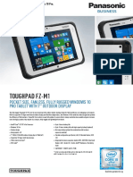 Toughpad Fz-M1: Pocket Size, Fanless, Fully Rugged Windows 10 Pro Tablet With 7" Outdoor Display