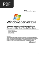 Windows Server Active Directory Rights Management Services