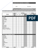 Fiche Dinventaire Des Matériels Et Mobiliers