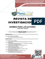 Normas Revista Investigaciones EPG. Setiembre - PROTEGIDO