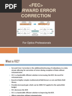 Forward Error Correction: For Optics Professionals