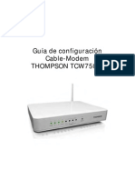 Guía de Configuración THOMPSON TCW750-4