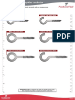 Diâmetros Ganchos Pitões Buchas Construção