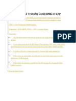 All About Bank Transfer Using DME in SAP