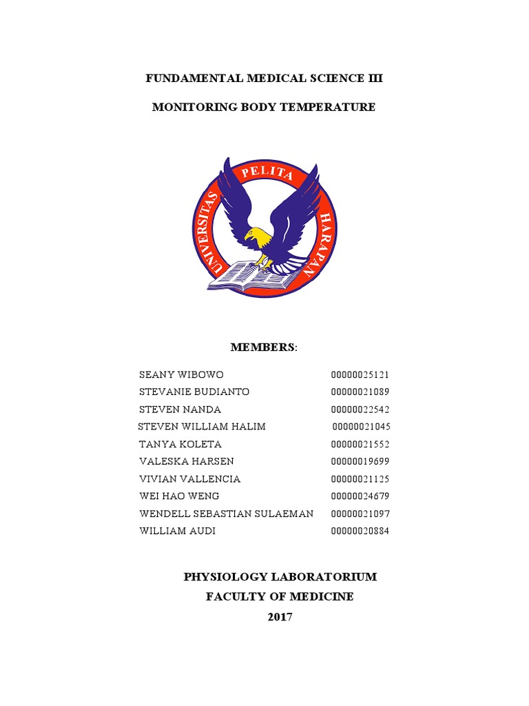Measuring Body Temperature Variations | PDF | Humidity | Thermometer