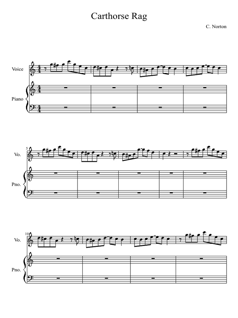 Carthorse Rag PDF