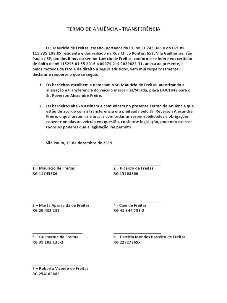Termo de Anuência PDF