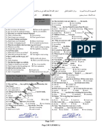 ( (Form A: Section One: English in Use Question 1-8