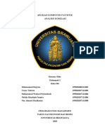 Makalah Aplikasi Komputer Statistik Bab Analisis Korelasi