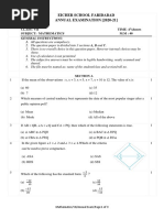 Eicher School Faridabad Annual Examination (2020-21) : General Instructions: 1. All Questions Are Compulsory