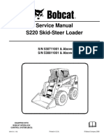 PDF Bobcat s220 Service Repair Manual SN 530711001 and Above SN 530811001 and Above