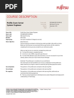 Course Description: Profile Exam Server System Engineer