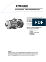 Type A Pinch Valve: Installation, Operation, and Maintenance Manual