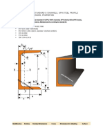 Upn (Unp) European Standard U Channels, Upn Steel Profile Specifications, Dimensions, Properties