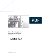 Manual de exploatare Komax Alpha 433