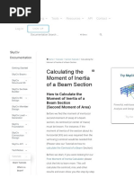 Calculating The Moment of Inertia of A Beam Section - SkyCiv Cloud Structural Analysis Software