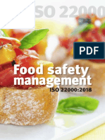 Food Safety Management ISO 22000 2018