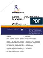 SPM - Modul 3 - Perilaku Organisasi